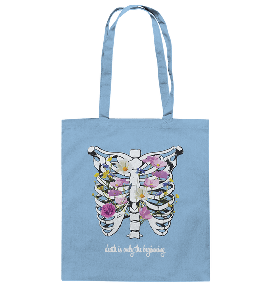 "Death is only the beginning" – Ein Statement mit Tiefe - Baumwolltasche