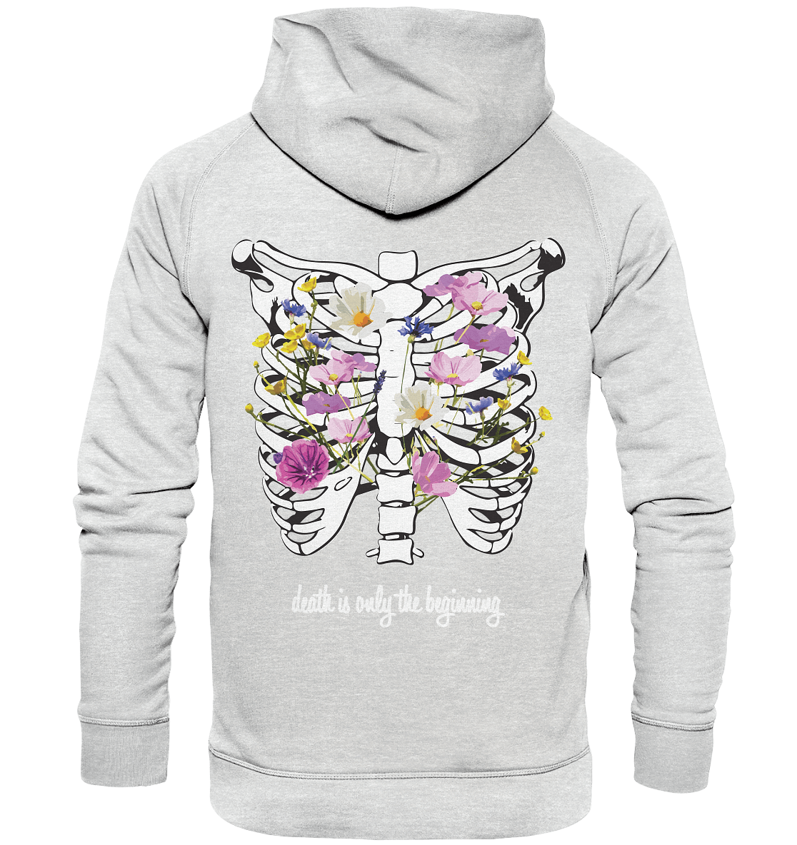 "Death is only the beginning" – Ein Statement mit Tiefe - Kids Premium Hoodie - GfoitMa - Heather Grey (meliert) / 116