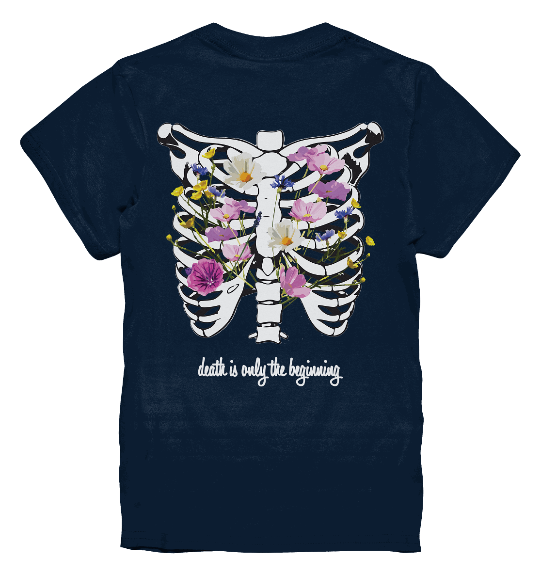 "Death is only the beginning" – Ein Statement mit Tiefe - Kids Premium Shirt - GfoitMa - Navy / 98/104 (3-4)