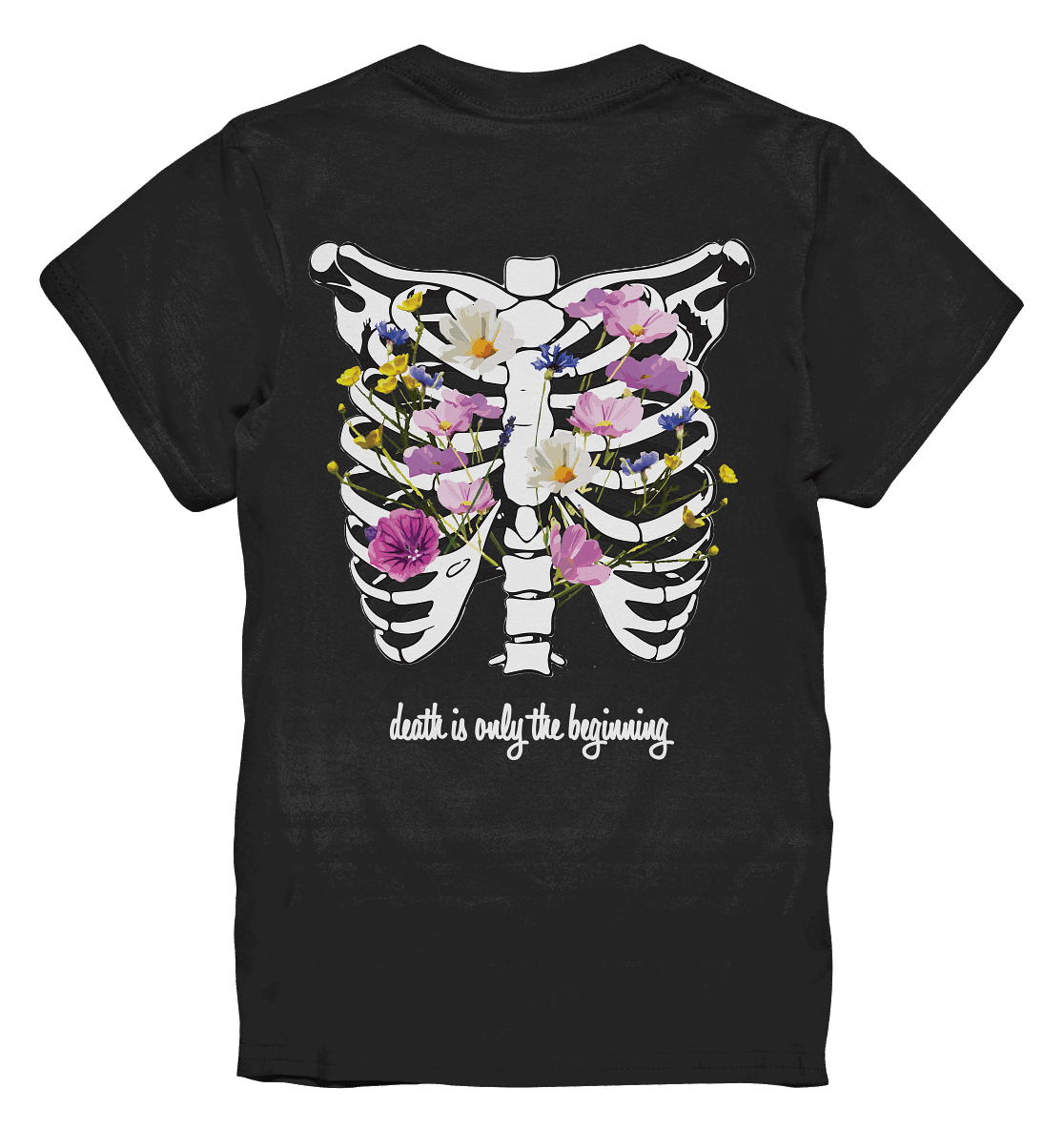"Death is only the beginning" – Ein Statement mit Tiefe - Kids Premium Shirt - GfoitMa - Black / 98/104 (3-4)