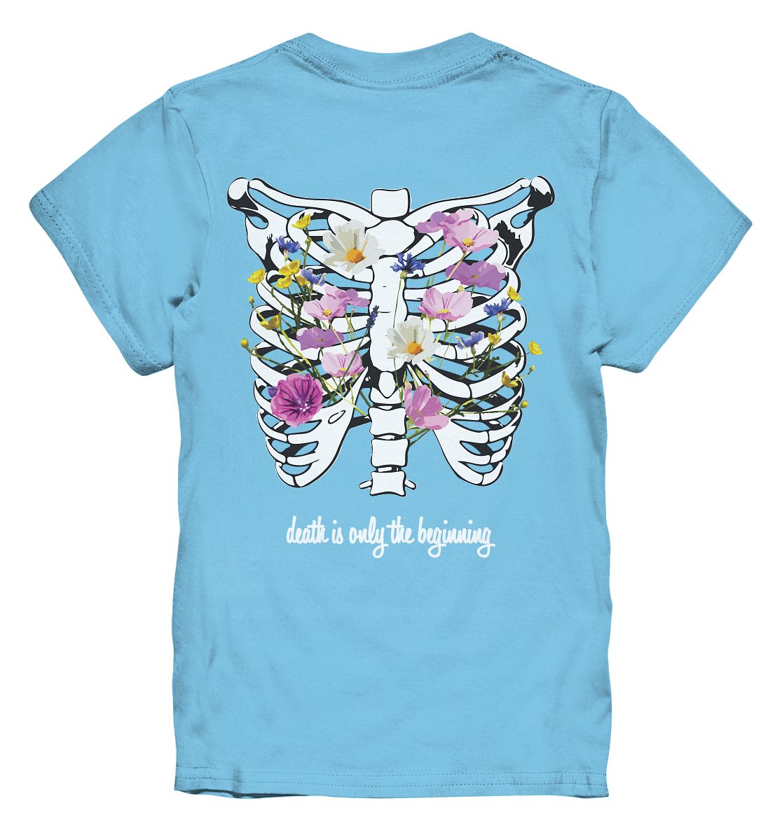 "Death is only the beginning" – Ein Statement mit Tiefe - Kids Premium Shirt - GfoitMa - Sky Blue / 98/104 (3-4)