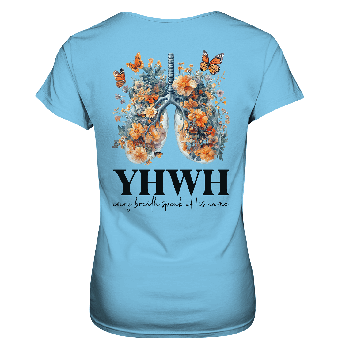Every Breath Speak His Name – Leben, das Lobpreis atmet | Christliche Kleidung - Ladies Premium Shirt