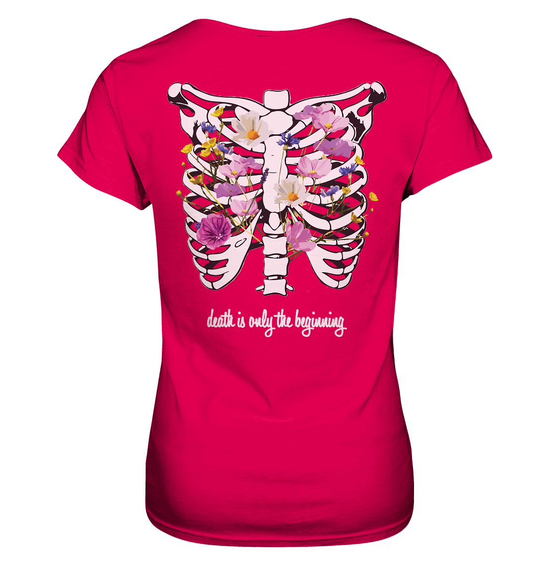 "Death is only the beginning" – Ein Statement mit Tiefe - Ladies Premium Shirt - GfoitMa - Sorbet / XS