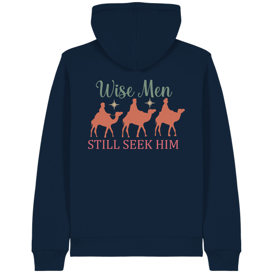 Weise Männer suchen ihn noch immer | Christliches Design mit den 3 Weisen - Organic Lightweight Zipper