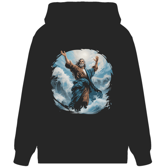 Moses – Glaube, der das Meer teilt | Christliche Kleidung - Organic Zipper