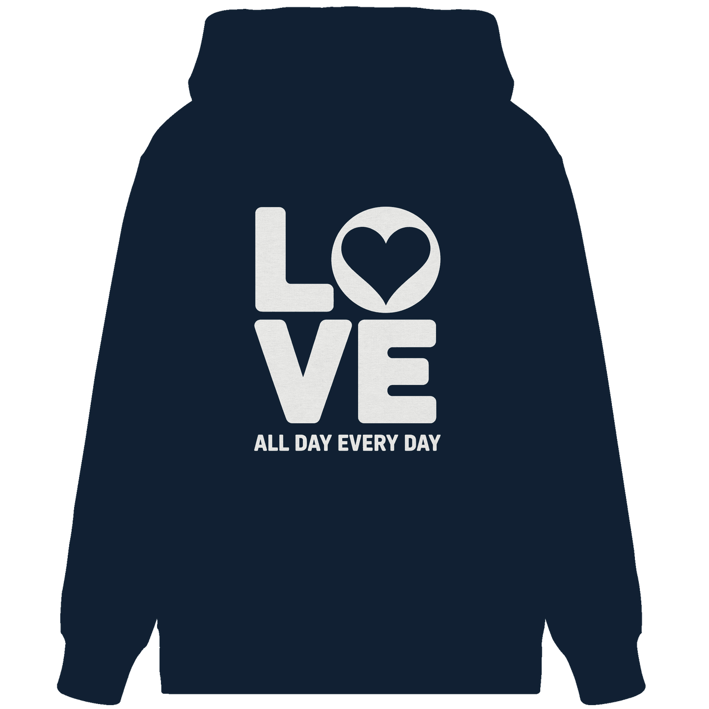 Love All Day Every Day | Love Design - Organic Zipper