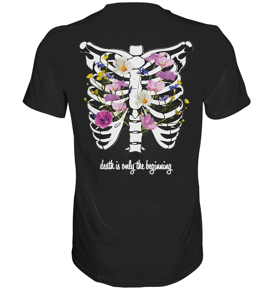"Death is only the beginning" – Ein Statement mit Tiefe - Premium Shirt - GfoitMa - Black / XS