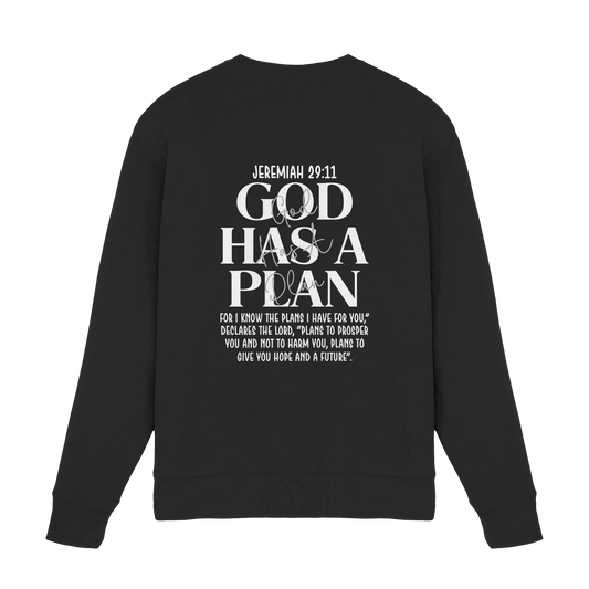 Jeremiah 29:11 – God Has a Plan | Christliches Design - Premium Sweatshirt