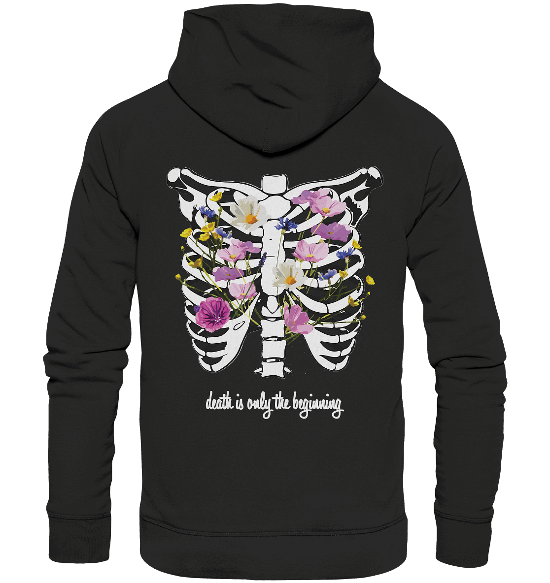 "Death is only the beginning" – Ein Statement mit Tiefe - Premium Unisex Hoodie - GfoitMa - Black / S