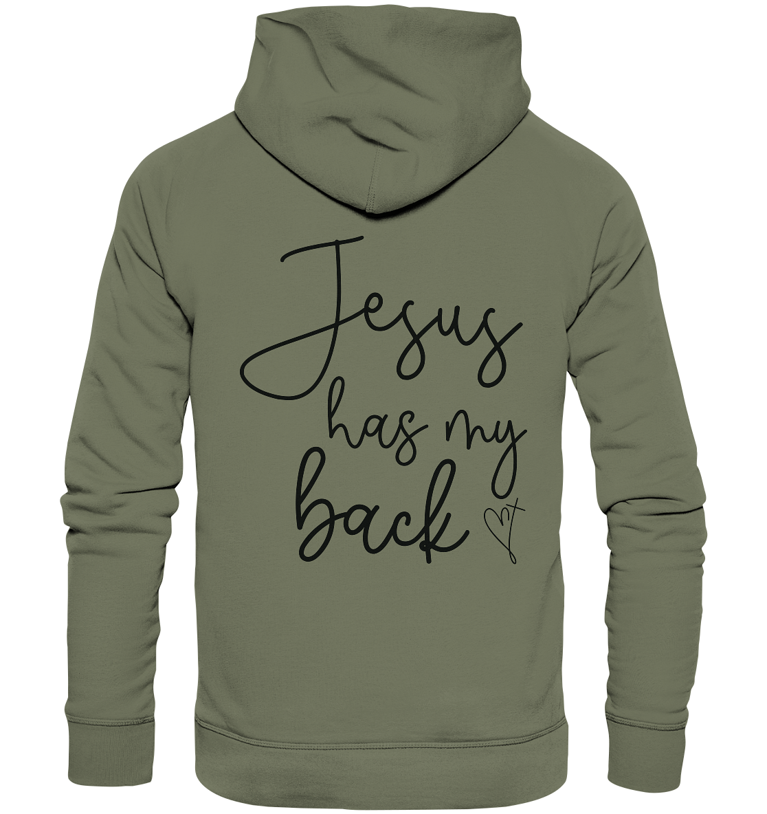 Jesus Has My Back - Premium Unisex Hoodie