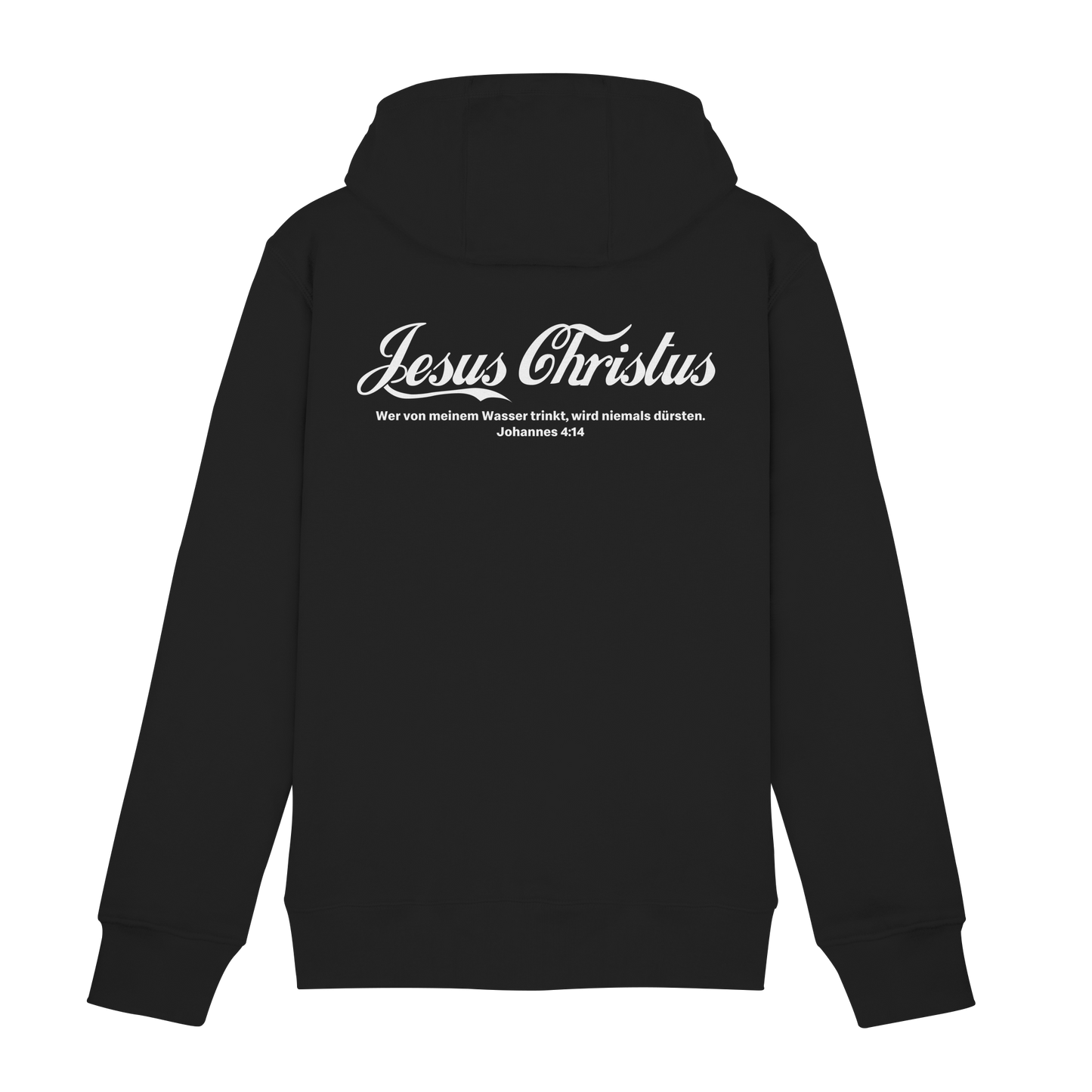 Jesus Christus – Johannes 4,14 | Christliches Statement Design „Lebendiges Wasser“ - Zipper