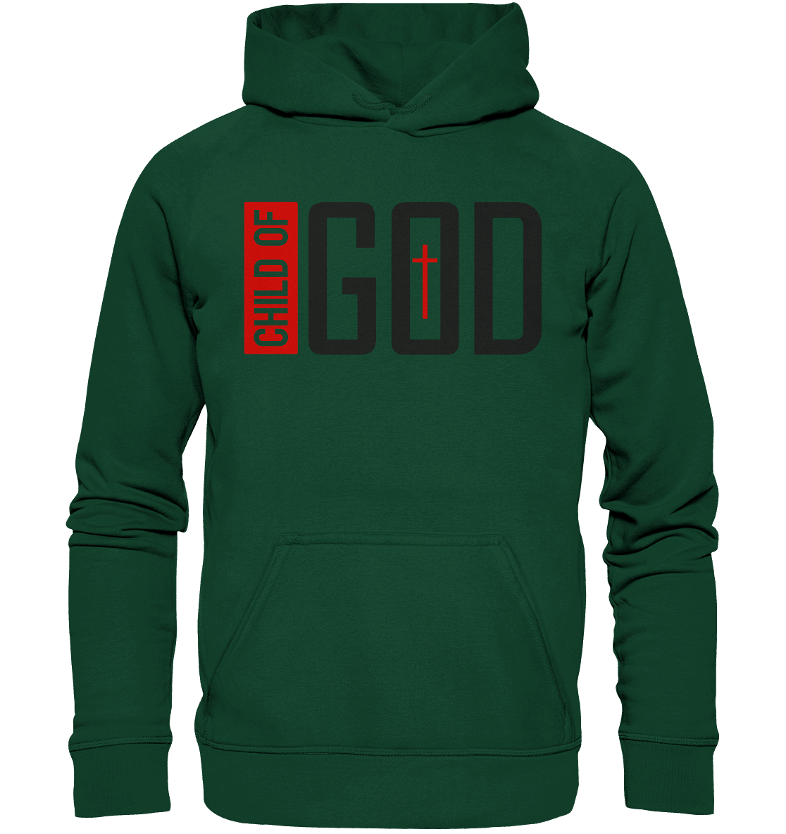 Child of God – Deine Identität in Christus | Christliche Kleidung - Kids Premium Hoodie - Kids & Babys - Bottlegreen - GfoitMa