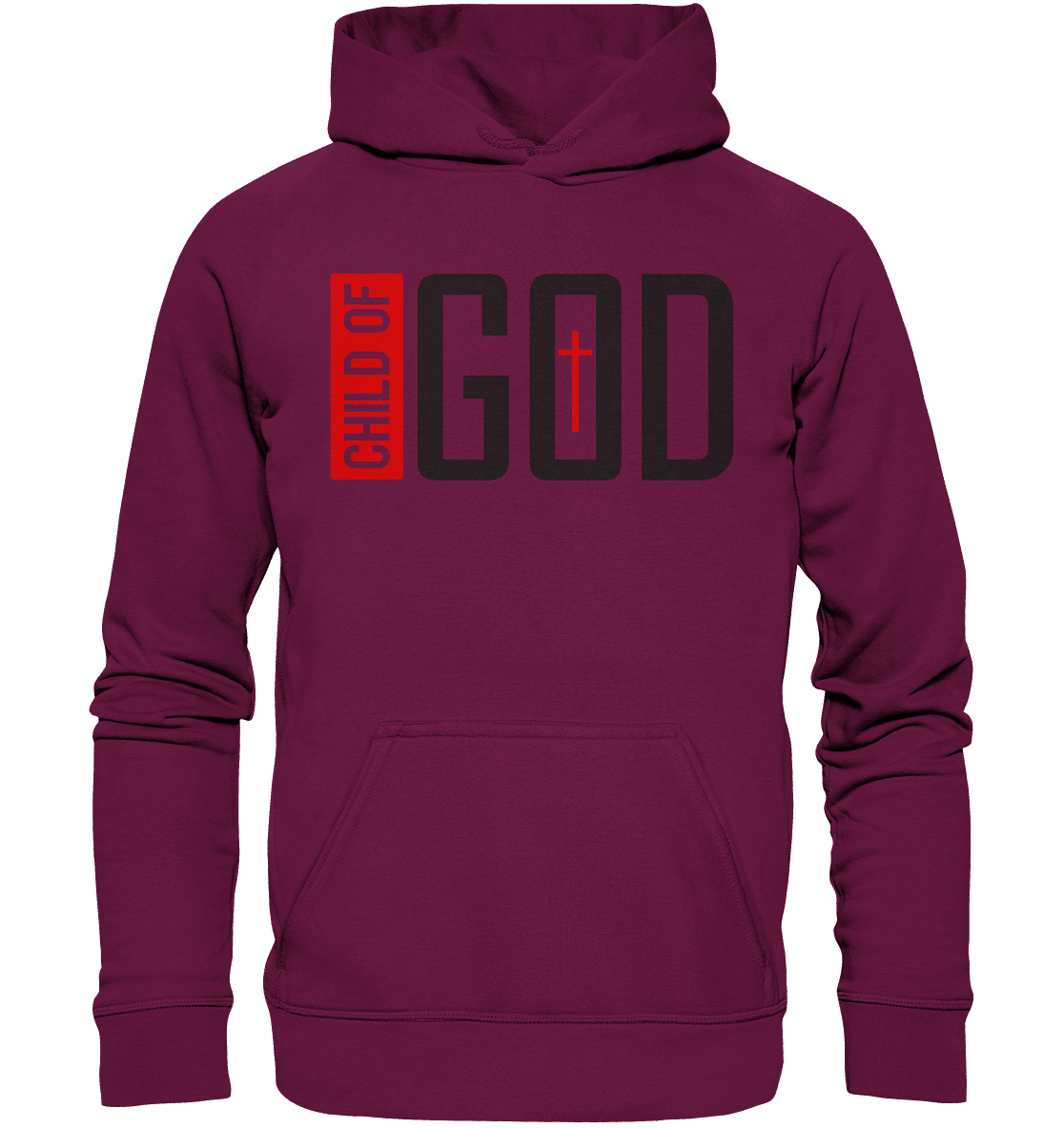 Child of God – Deine Identität in Christus | Christliche Kleidung - Kids Premium Hoodie - Kids & Babys - Burgund - GfoitMa