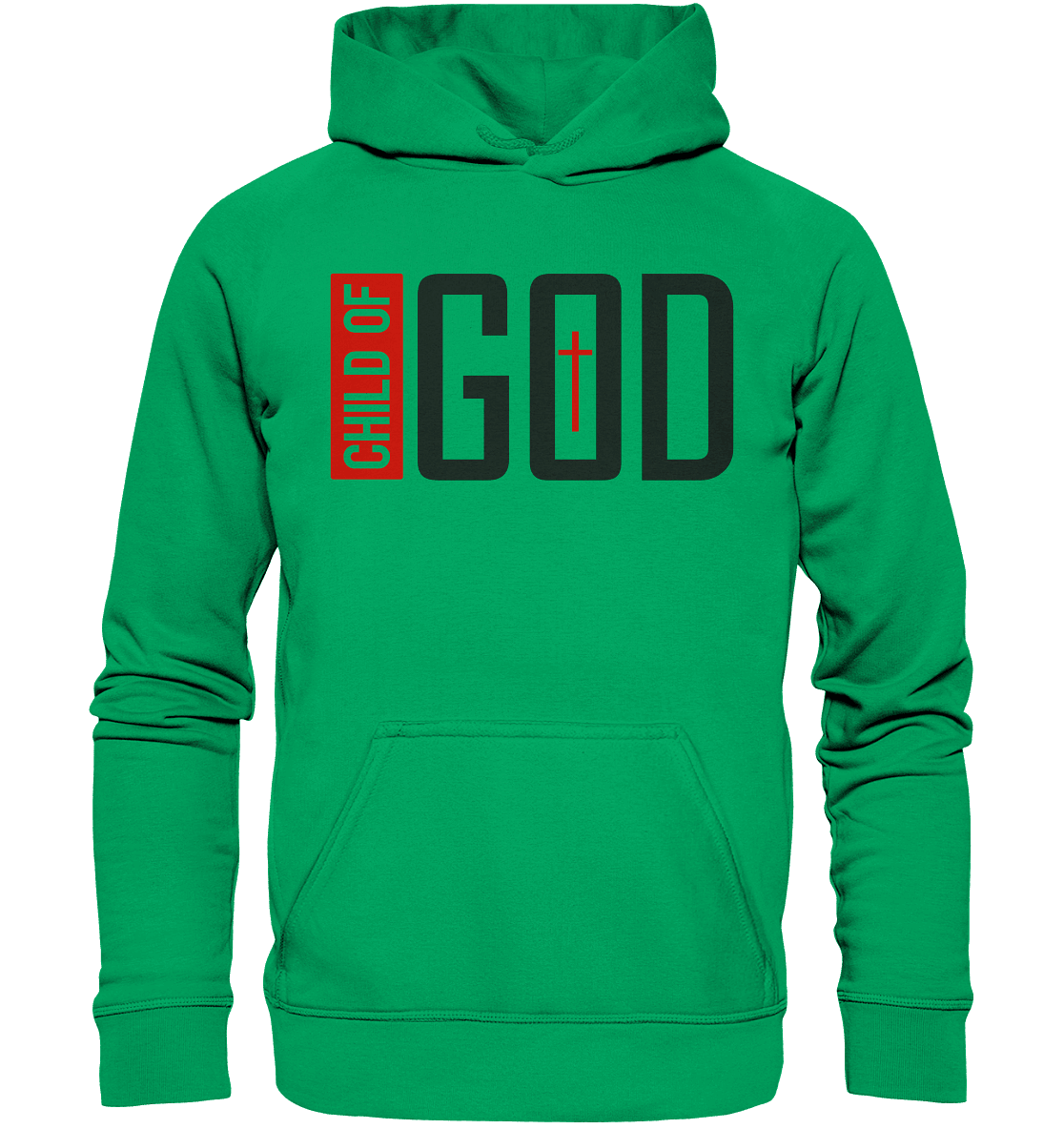 Child of God – Deine Identität in Christus | Christliche Kleidung - Kids Premium Hoodie - Kids & Babys - Kelly Green - GfoitMa