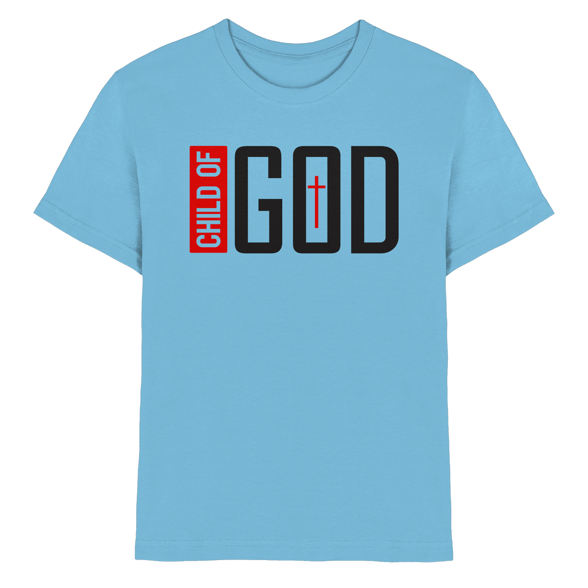 Child of God – Deine Identität in Christus | Christliche Kleidung - Kids Premium Shirt - Kids & Babys - Sky Blue - GfoitMa