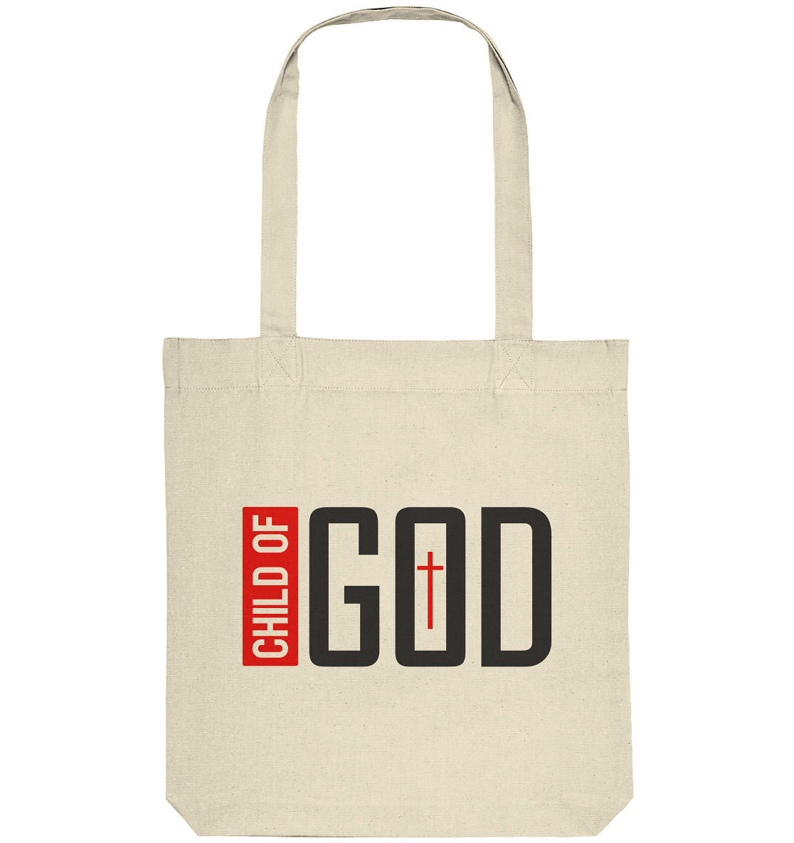 Child of God – Deine Identität in Christus | Christliche Kleidung - Organic Tote-Bag - Taschen - Natural - GfoitMa