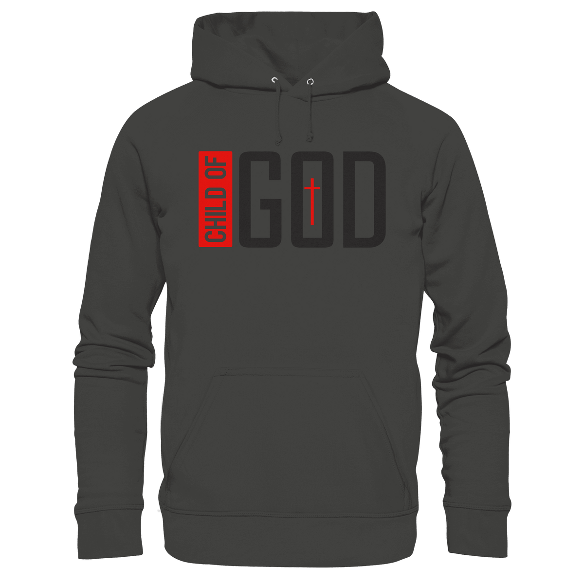 Child of God – Deine Identität in Christus | Christliche Kleidung - Premium Unisex Hoodie - Hoodies - Charcoal - GfoitMa
