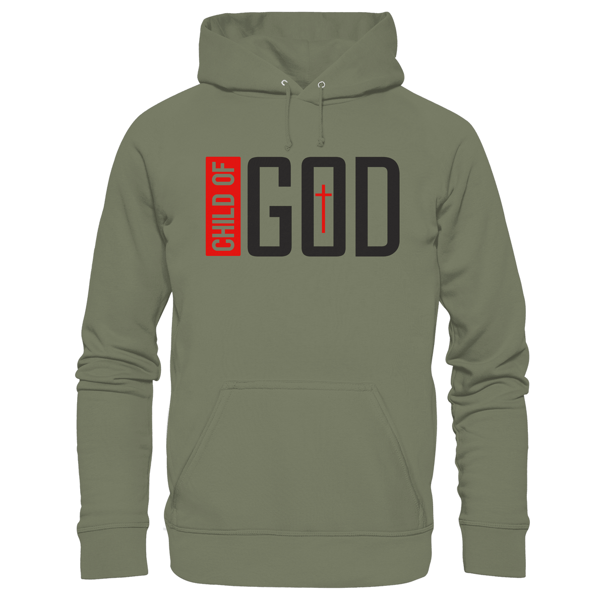Child of God – Deine Identität in Christus | Christliche Kleidung - Premium Unisex Hoodie - Hoodies - Classic Olive - GfoitMa