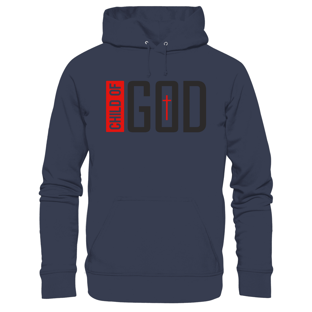 Child of God – Deine Identität in Christus | Christliche Kleidung - Premium Unisex Hoodie - Hoodies - Deep Navy - GfoitMa