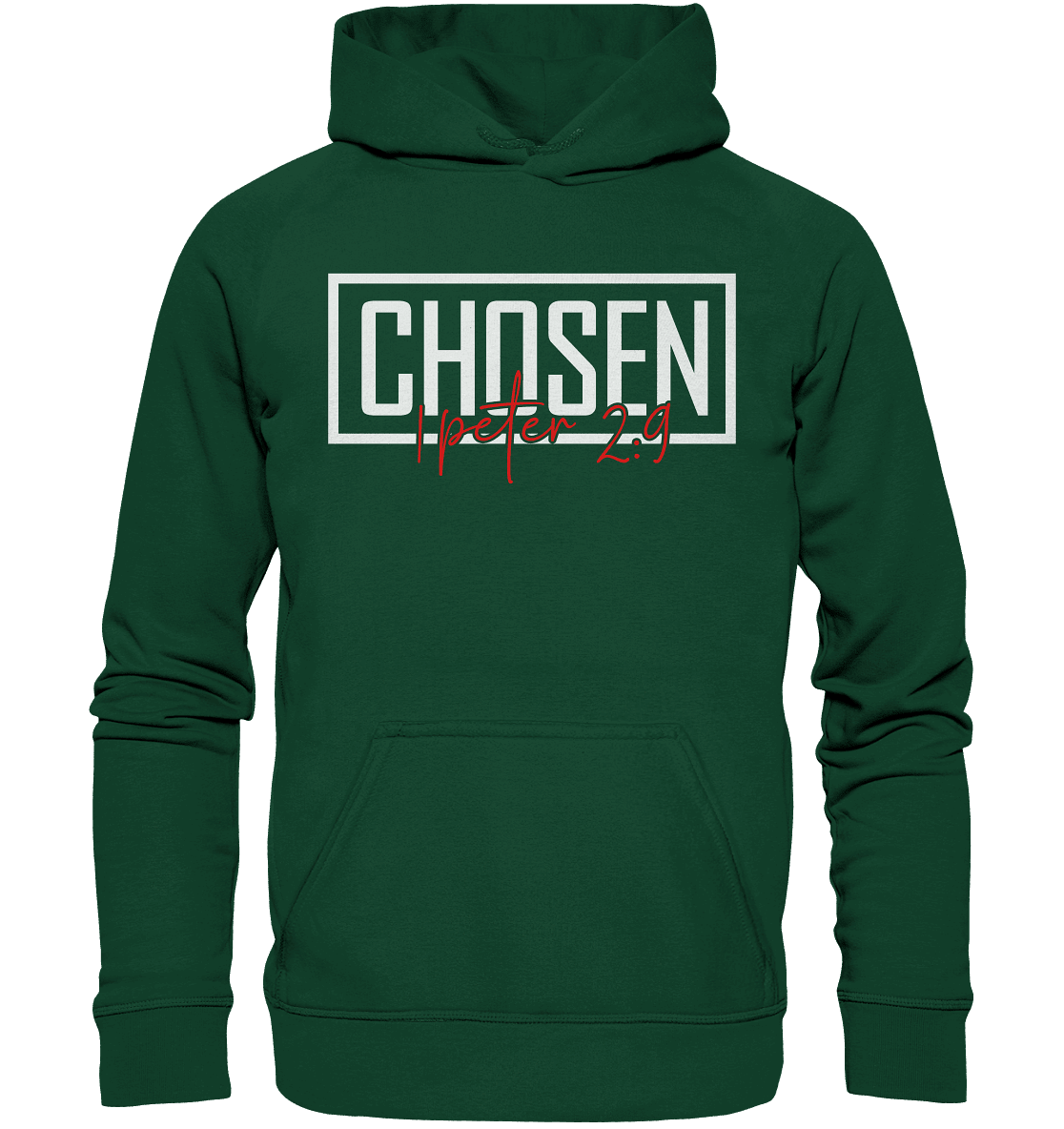 Chosen – 1. Petrus 2:9 – Auserwählt und berufen | Christliche Produkte - Kids Premium Hoodie - Kids & Babys - Bottlegreen - GfoitMa