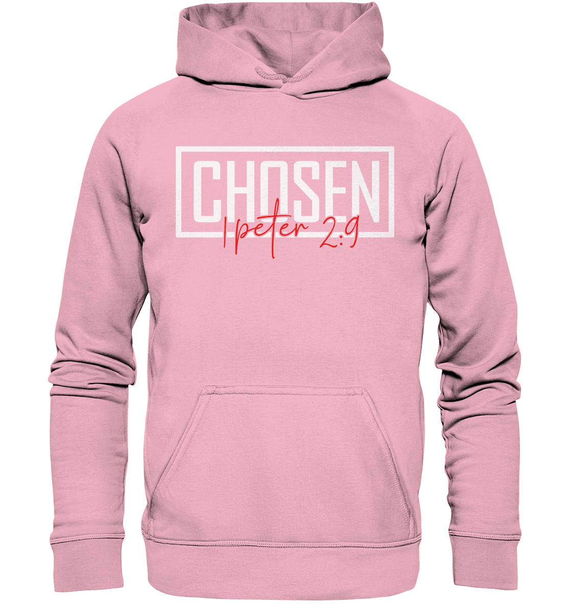 Chosen – 1. Petrus 2:9 – Auserwählt und berufen | Christliche Produkte - Kids Premium Hoodie - Kids & Babys - Light Pink - GfoitMa
