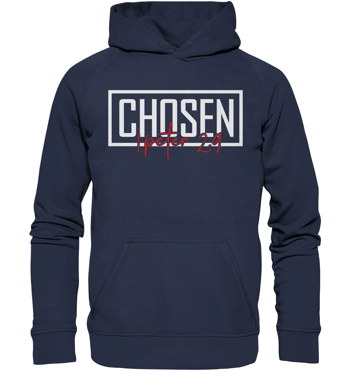 Chosen – 1. Petrus 2:9 – Auserwählt und berufen | Christliche Produkte - Kids Premium Hoodie - Kids & Babys - Deep Navy - GfoitMa
