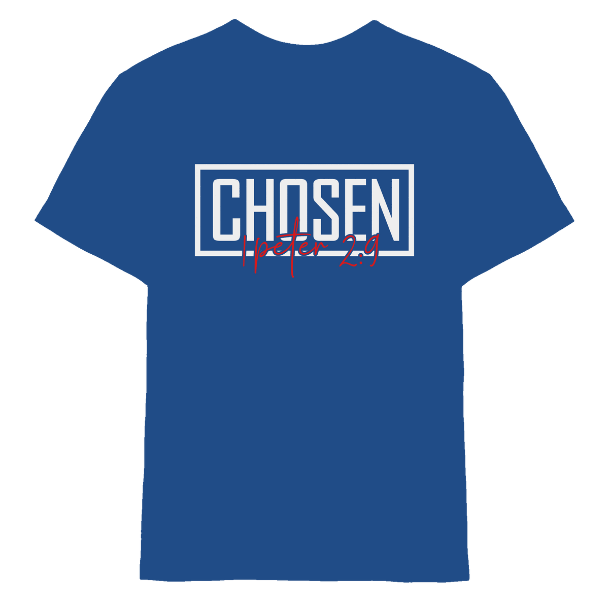Chosen – 1. Petrus 2:9 – Auserwählt und berufen | Christliche Produkte - Kids Premium Shirt - Kids & Babys - Royal Blue - GfoitMa
