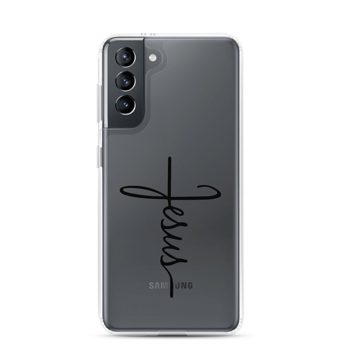 Kreuz mit Jesus Schrift - Samsung-Handyhülle - GfoitMa - Samsung Galaxy S21