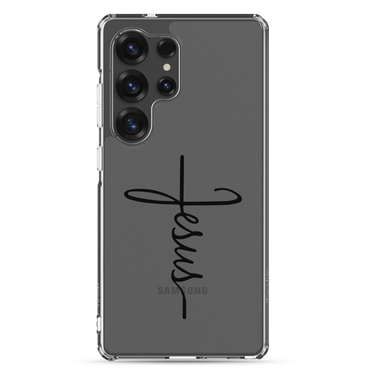 Kreuz mit Jesus Schrift - Samsung-Handyhülle - GfoitMa - Samsung Galaxy S25 Ultra