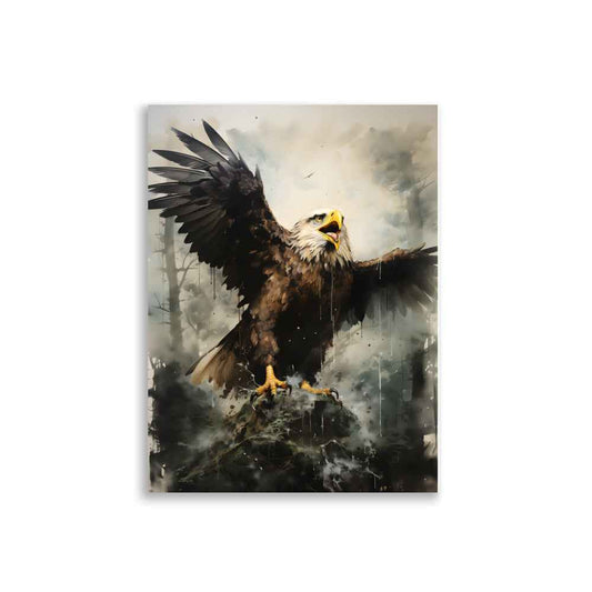 Erhebe Dich wie der Adler: Inspirierendes Adler-Poster