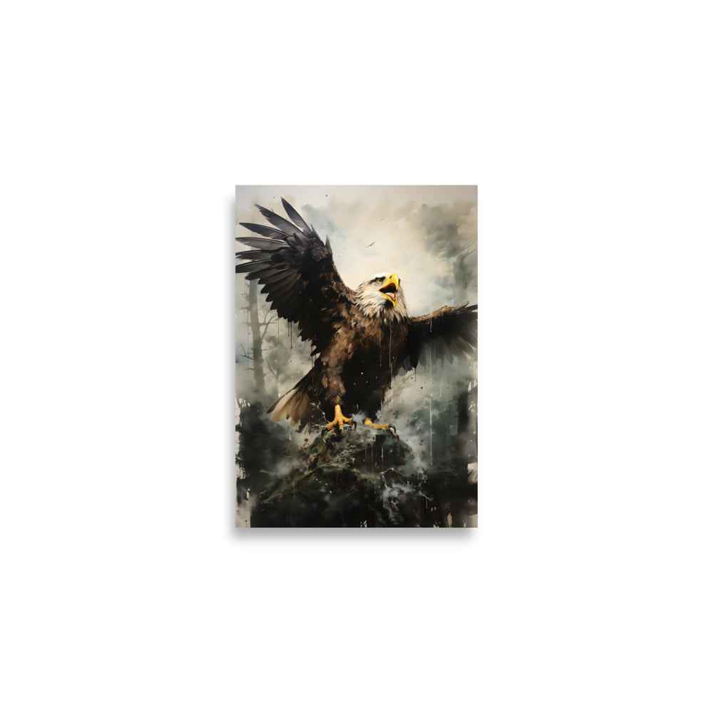 Erhebe Dich wie der Adler: Inspirierendes Adler-Poster