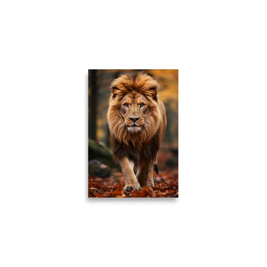 Königliche Präsenz: Majestätischer Löwe - Poster