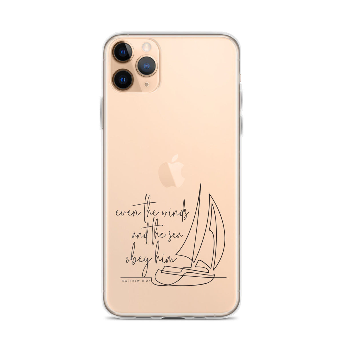 Even the winds and the sea obey Him – Matthew 8:27 - iPhone-Hülle - iPhone 11 Pro Max - GfoitMa