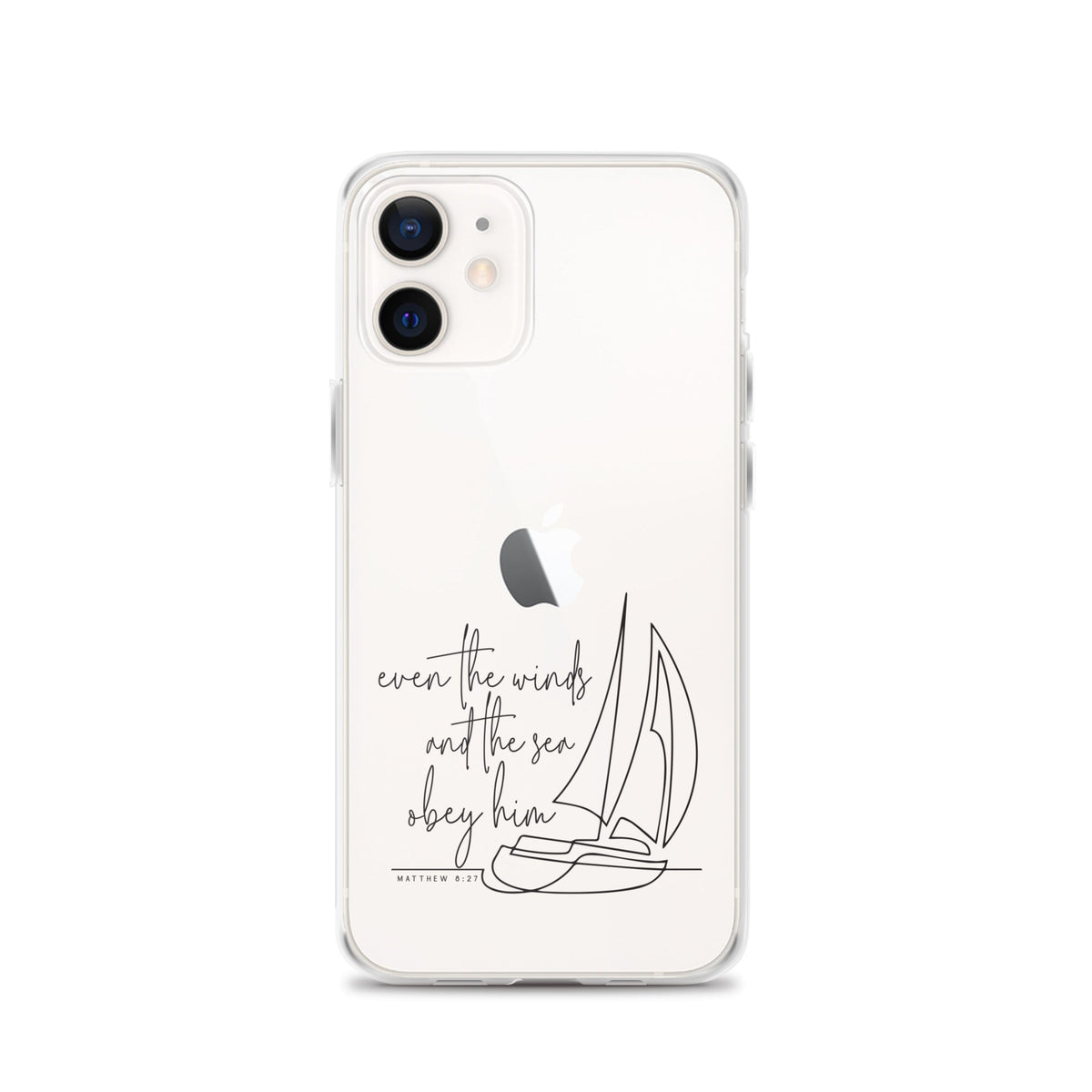 Even the winds and the sea obey Him – Matthew 8:27 - iPhone-Hülle - iPhone 12 - GfoitMa