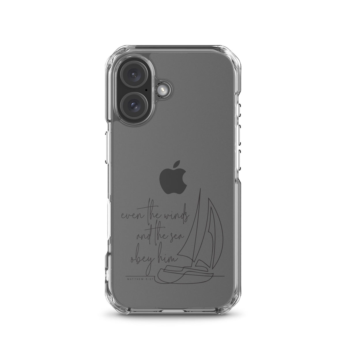 Even the winds and the sea obey Him – Matthew 8:27 - iPhone-Hülle - iPhone 16 - GfoitMa