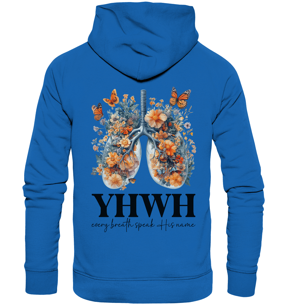 Every Breath Speak His Name – Leben, das Lobpreis atmet | Christliche Kleidung - Premium Unisex Hoodie - Hoodies - Royal Blau - GfoitMa