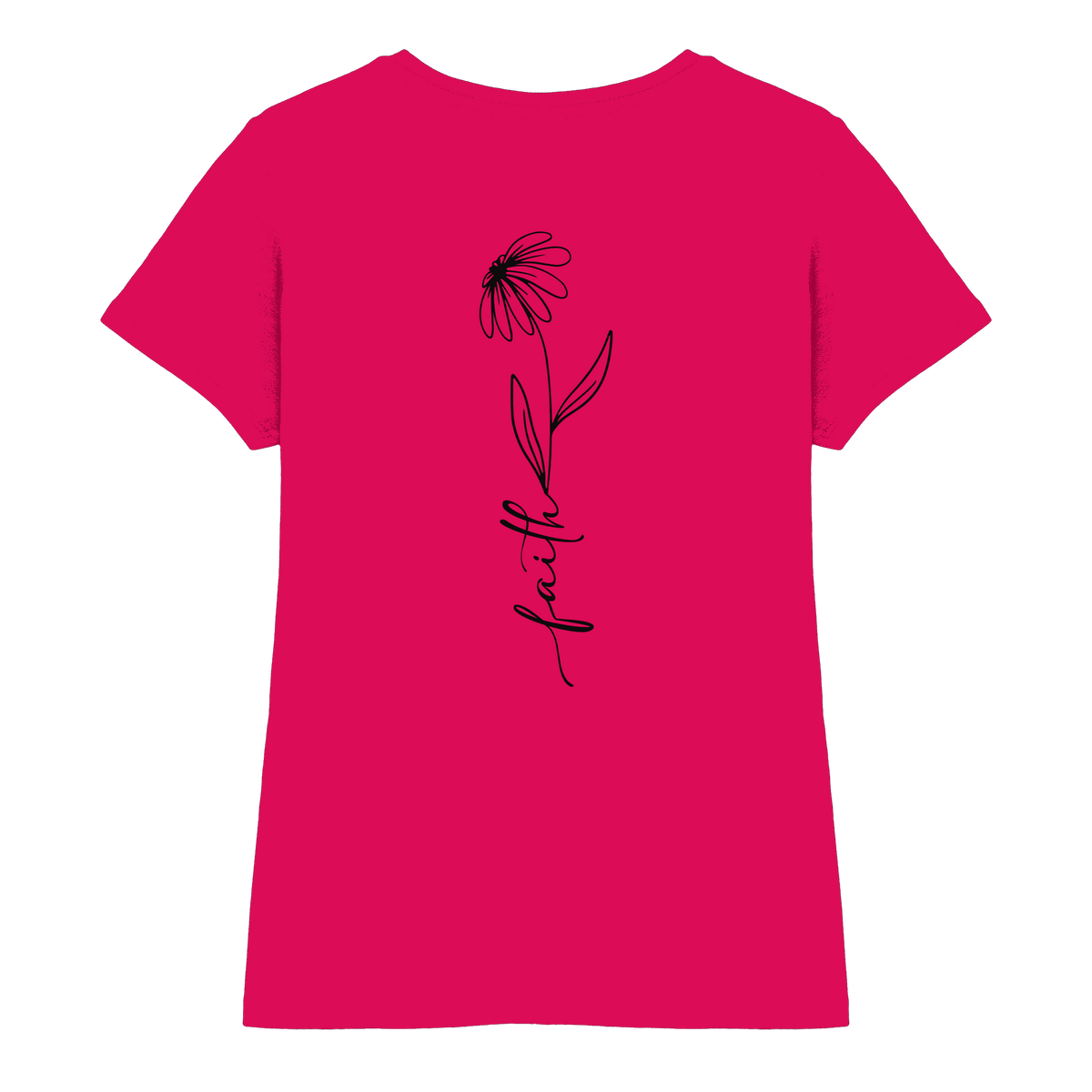 Faith – Glaube, der aufblüht - Ladies Premium Shirt - Lady-Shirts - Sorbet - GfoitMa