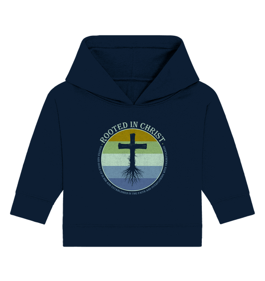 Verwurzelt in Christus | Christliche Kleidung - Baby Organic Hoodie