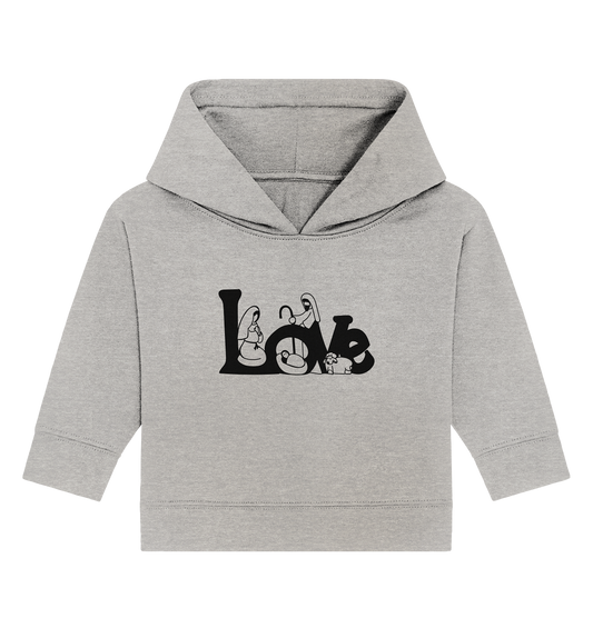 The love we experience at Christmas - Baby Organic Hoodie