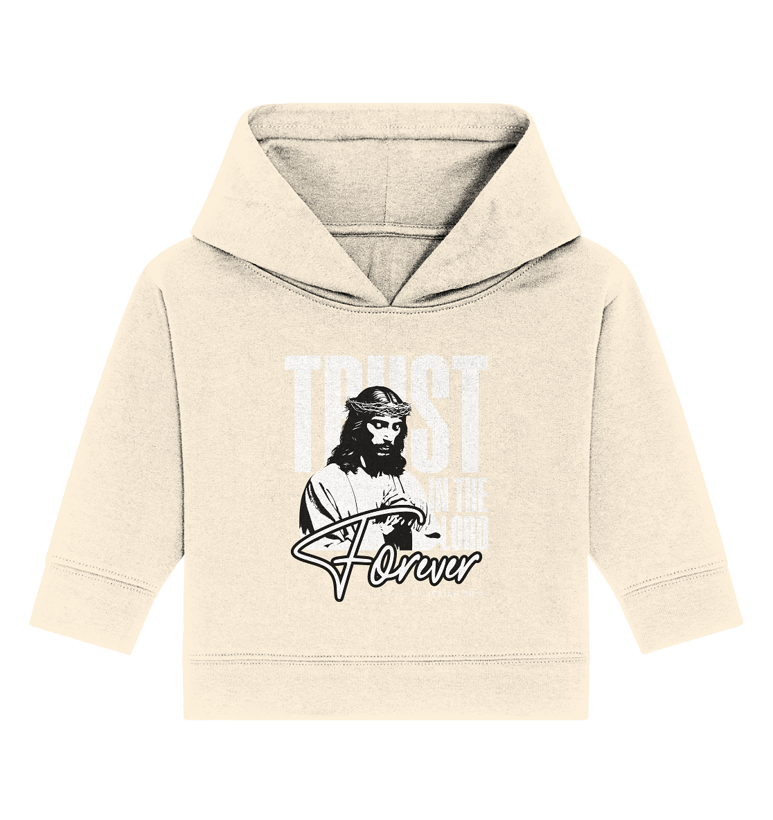 Trust in the Lord Forever – Eine Botschaft des unerschütterlichen Glaubens - Baby Organic Hoodie