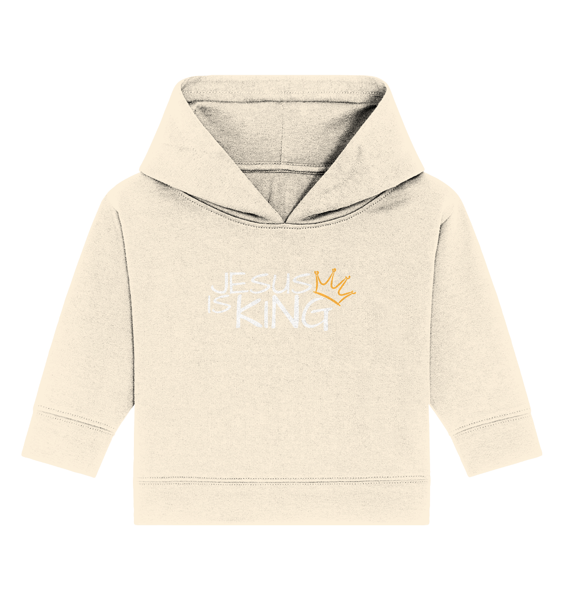 Jesus is King – Eine kraftvolle Botschaft des Glaubens | Christliche Kleidung - Baby Organic Hoodie