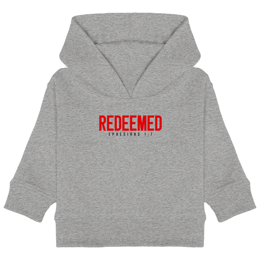 Redeemed – Ephesians 1:7 – Erlöst durch sein Blut | Christliche Produkte - Baby Organic Hoodie