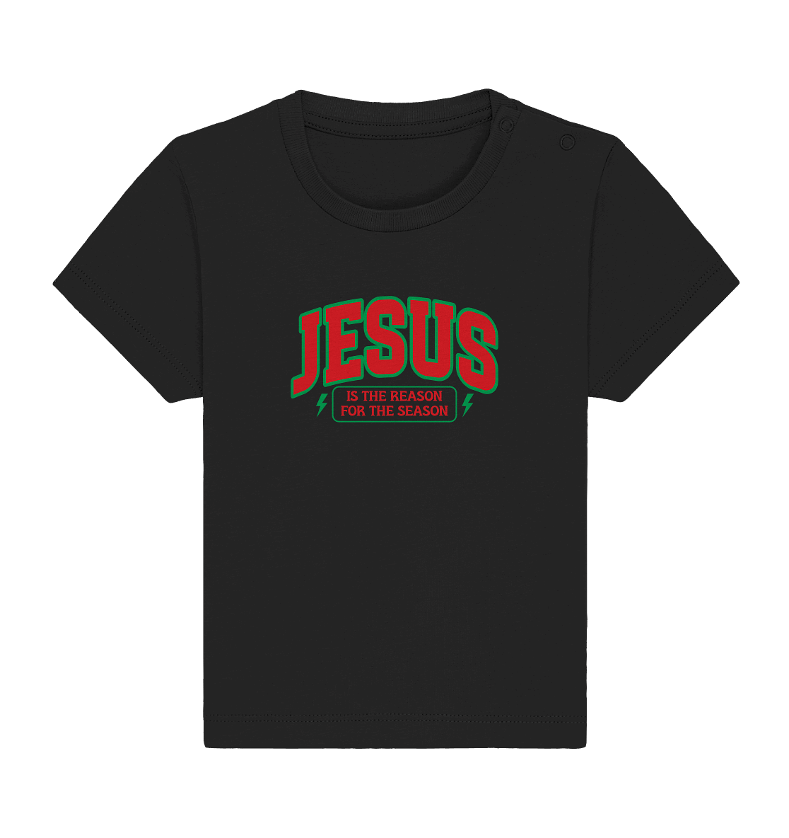 Jesus – Der Grund für die Weihnachtszeit (RG) - Baby Organic Shirt