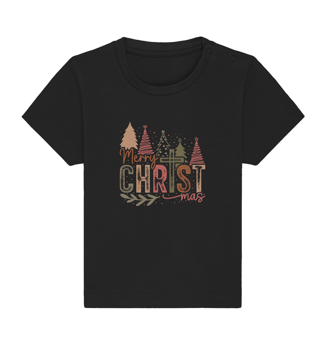 Merry CHRISTmas – Der wahre Fokus - Baby Organic Shirt