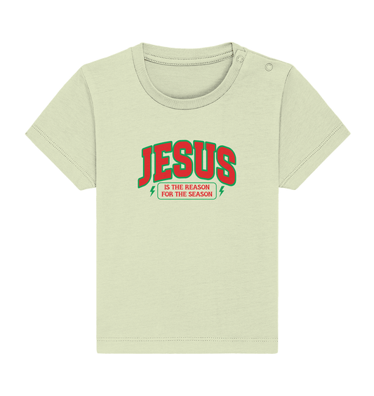 Jesus – Der Grund für die Weihnachtszeit (RG) - Baby Organic Shirt