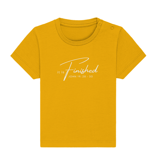 Es ist vollbracht: Inspiriert von Johannes 19 - Baby Organic Shirt