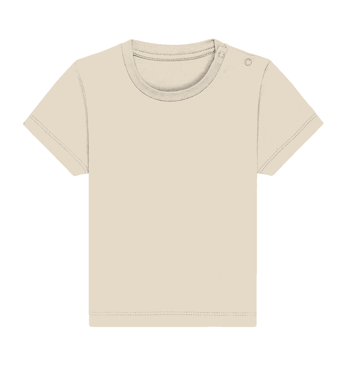 Hallelujah - Baby Organic Shirt - GfoitMa - Natural Raw / 0-6M