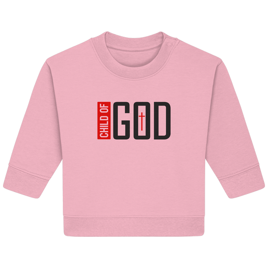 Child of God – Deine Identität in Christus | Christliche Kleidung - Baby Organic Sweatshirt