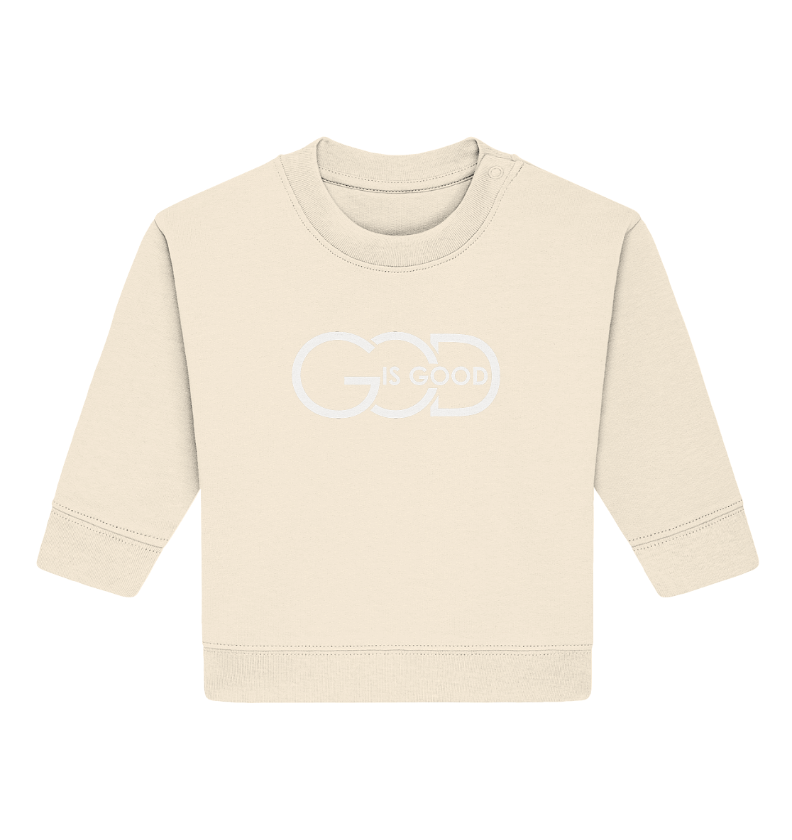 God is Good | Christliche Kleidung - Baby Organic Sweatshirt
