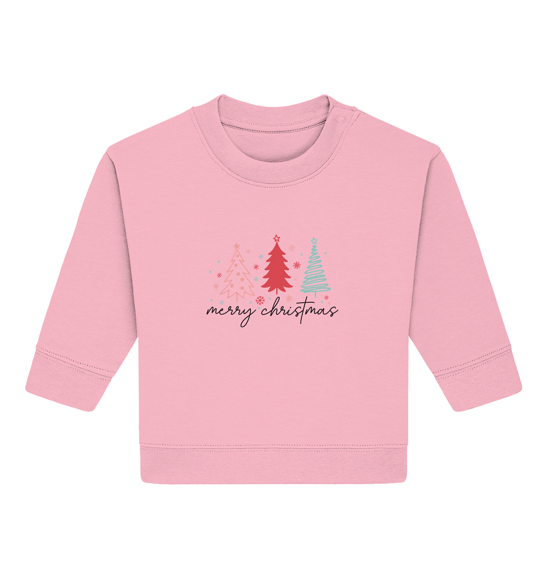 Elegante Weihnachtsgrüße - Baby Organic Sweatshirt